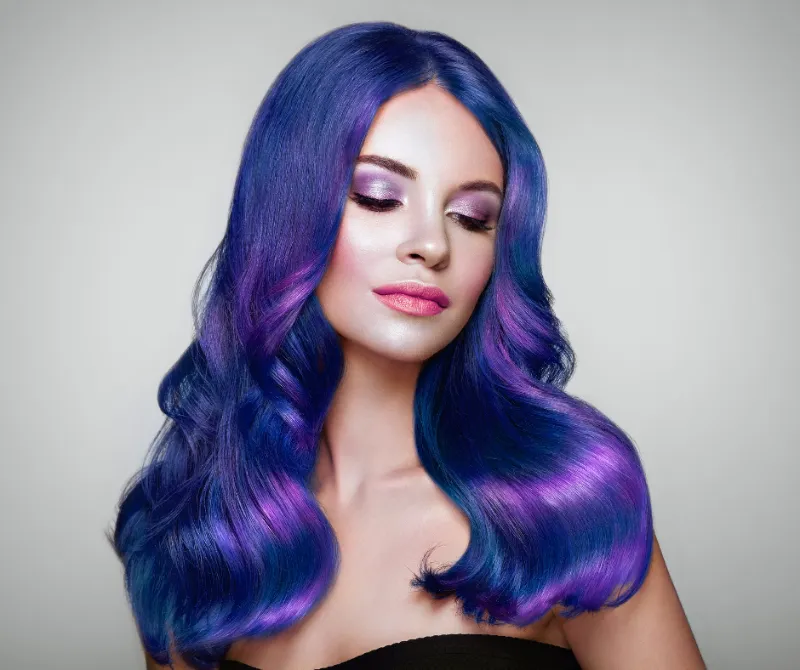 Hair color application techniques.